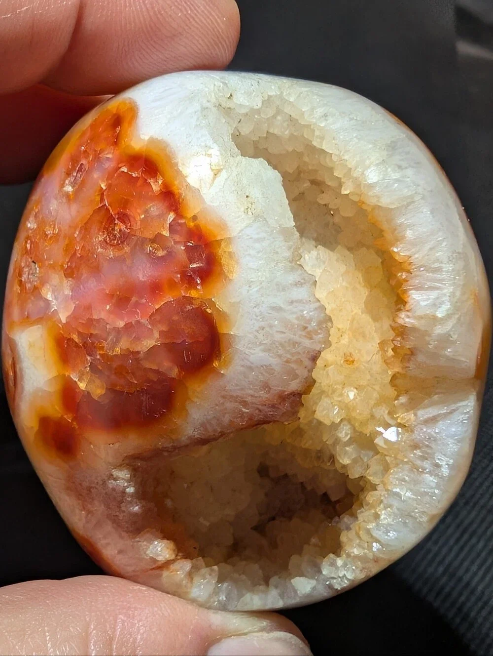 Carnelian Agate Geode